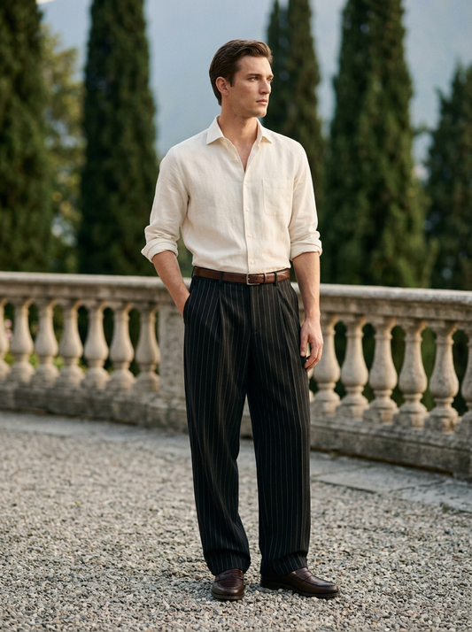 Como Pleated Trousers