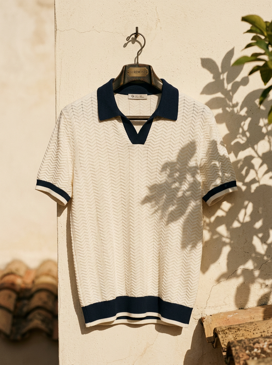 Azure Knit Tee
