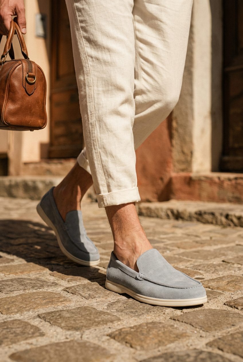 Portofino Suede Loafers