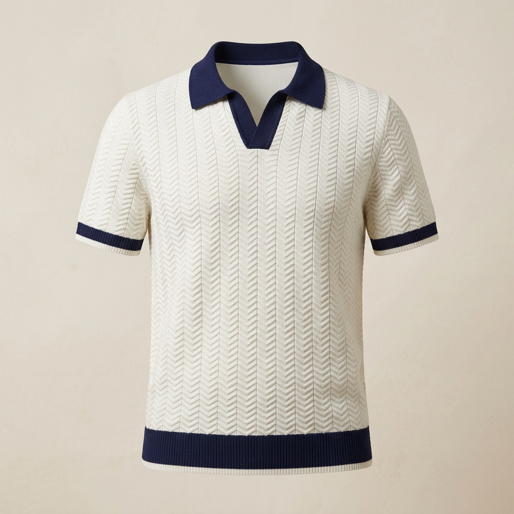 Azure Knit Tee