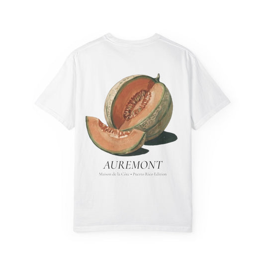 Auremont Cantaloupe Illustration T-Shirt | Vintage Fruit Botanical Tee