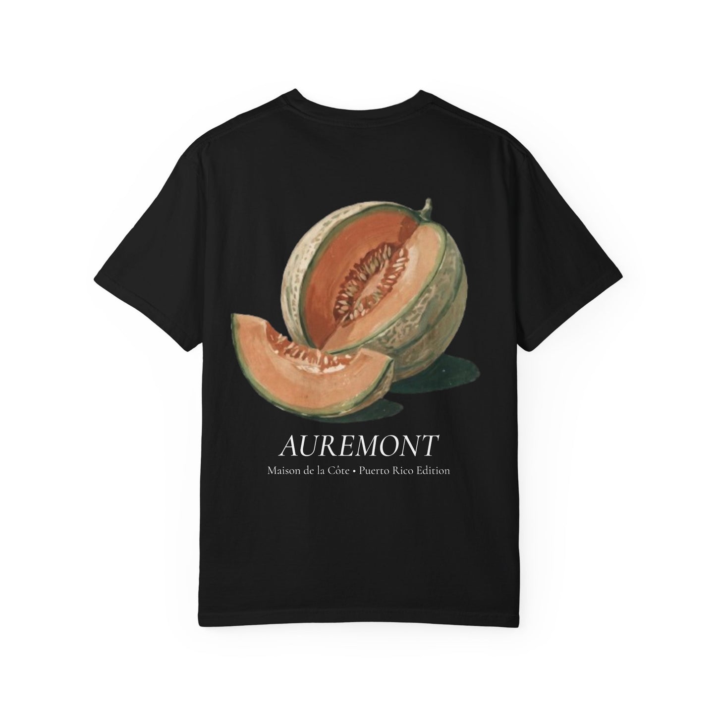 Auremont Cantaloupe Illustration T-Shirt | Vintage Fruit Botanical Tee