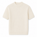 Ribbed Knit Polo