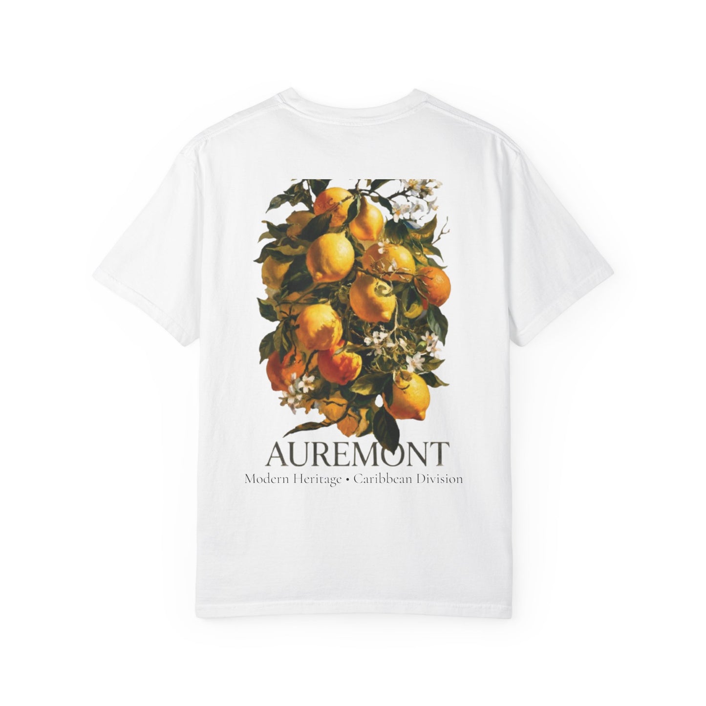 Auremont Citrus Fruit Illustration T-shirt | Orange Blossom Botanical Tee