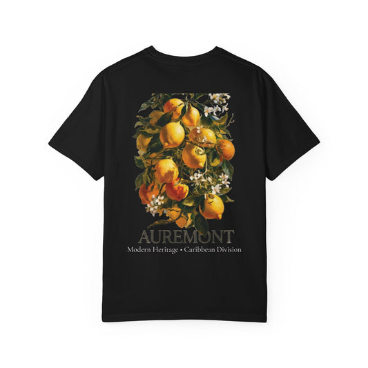 Auremont Citrus Fruit Illustration T-shirt | Orange Blossom Botanical Tee
