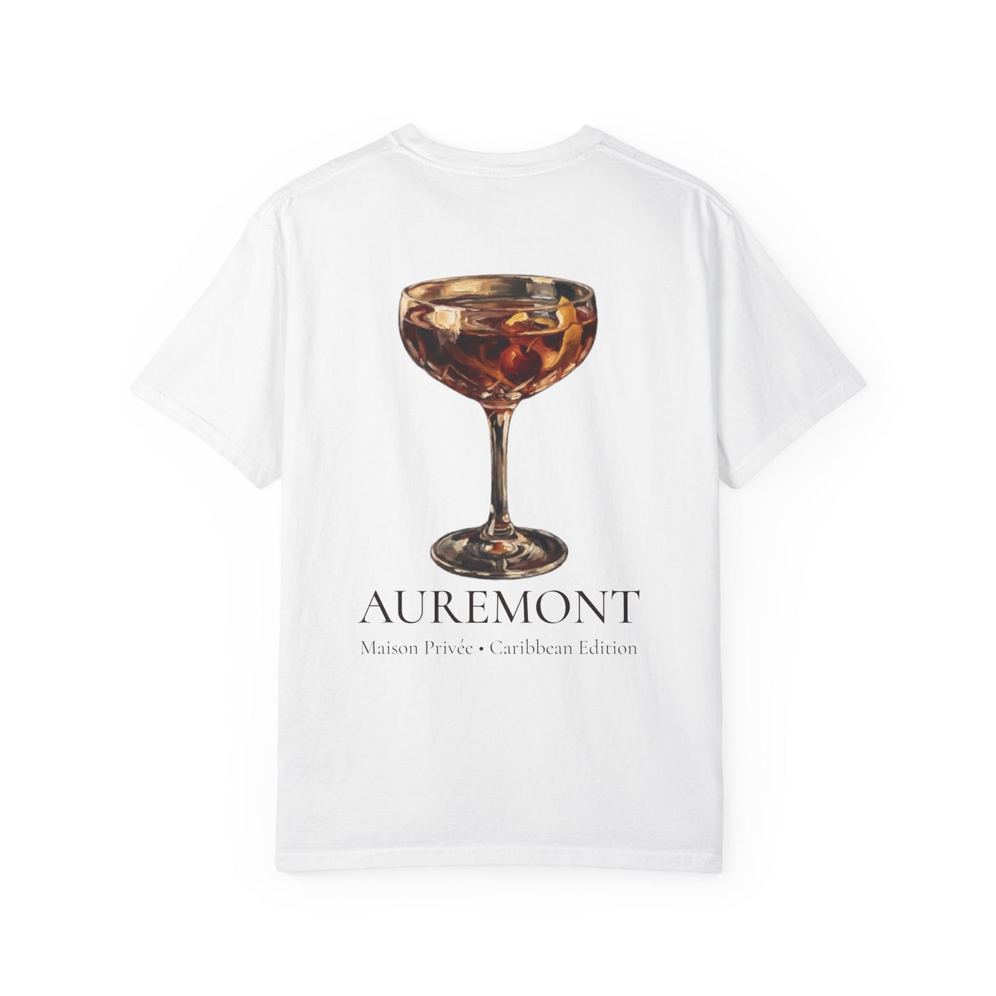Auremont Cocktail Glass T-shirt | Vintage Coupe Illustration, Beverage Art