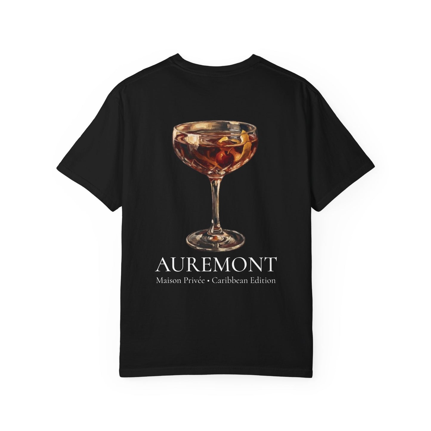 Auremont Cocktail Glass T-shirt | Vintage Coupe Illustration, Beverage Art