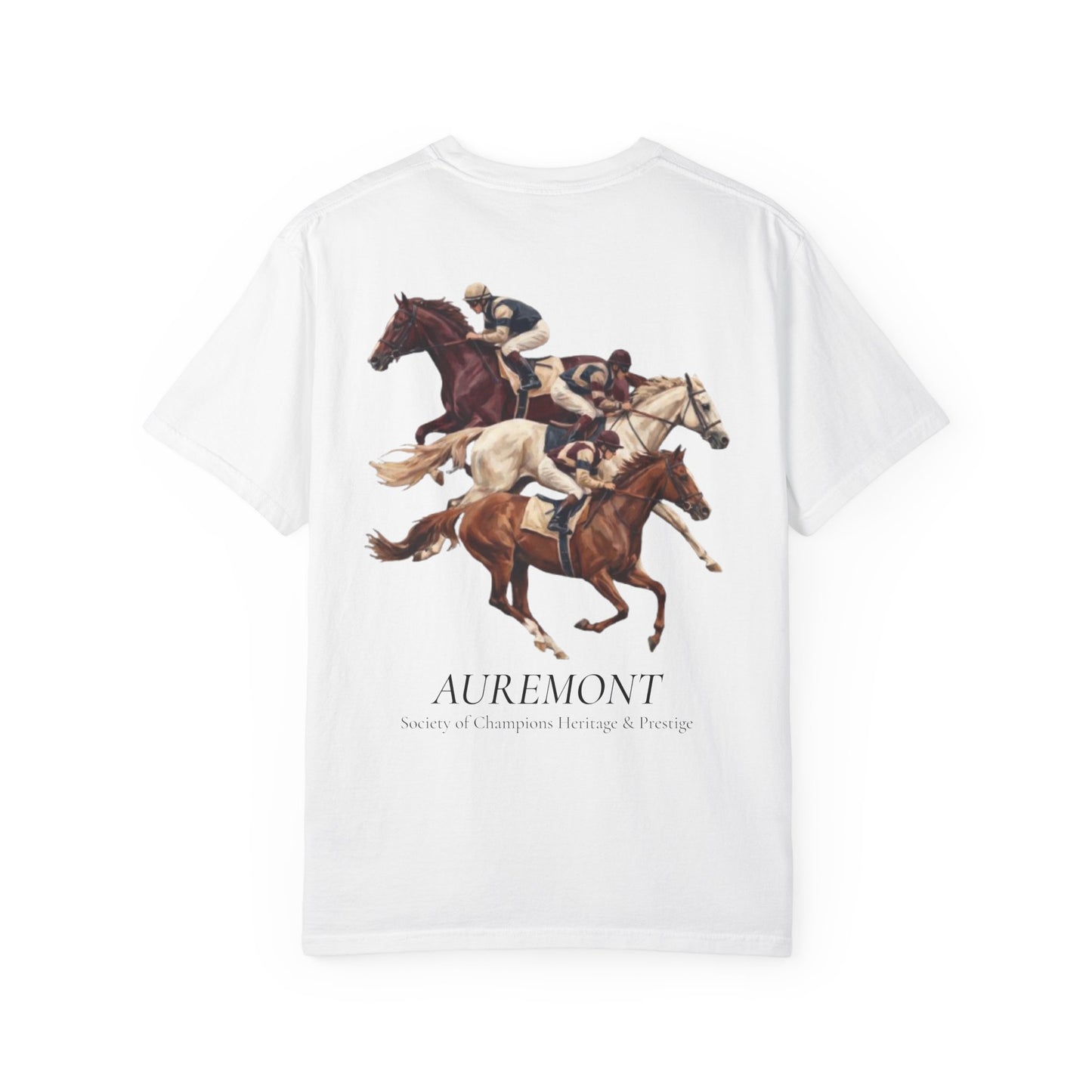 Auremont Equestrian Horses Racing T-Shirt | Horseback Riding Tee
