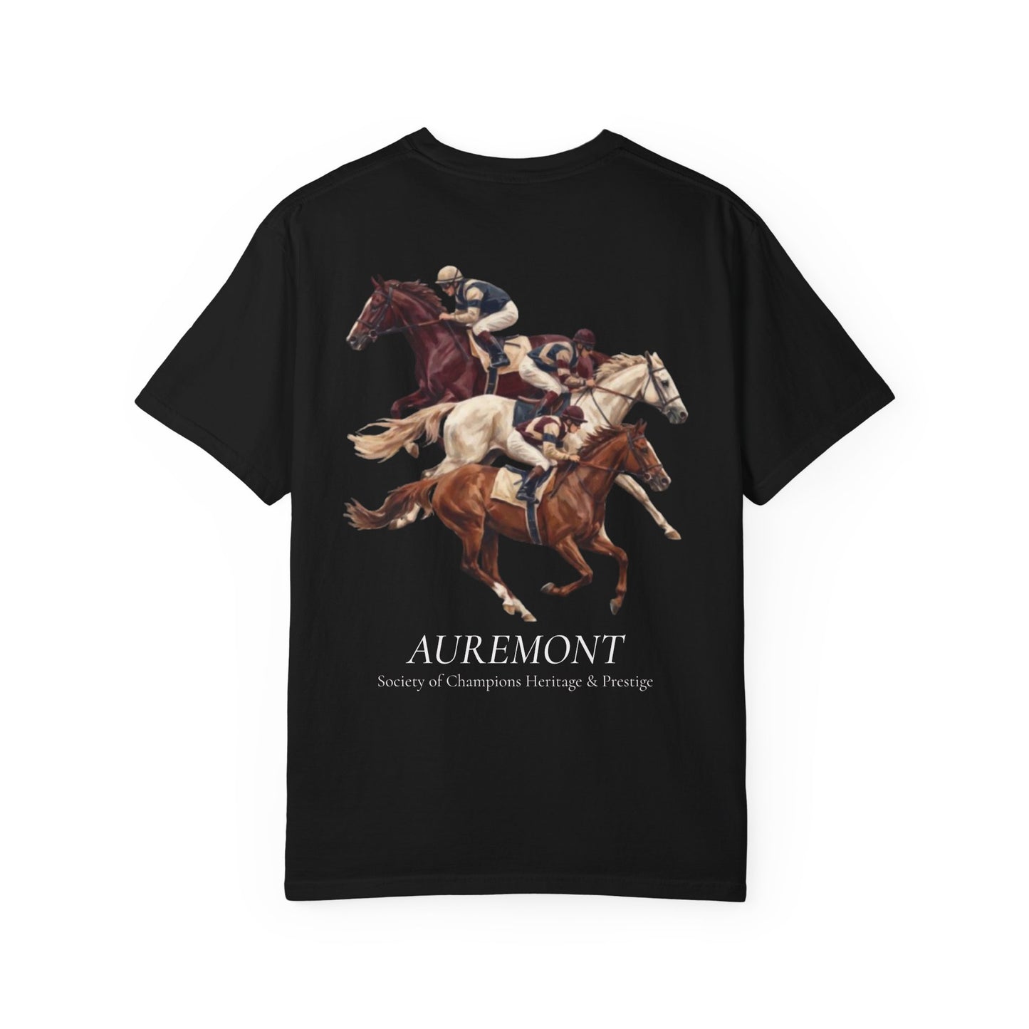 Auremont Equestrian Horses Racing T-Shirt | Horseback Riding Tee