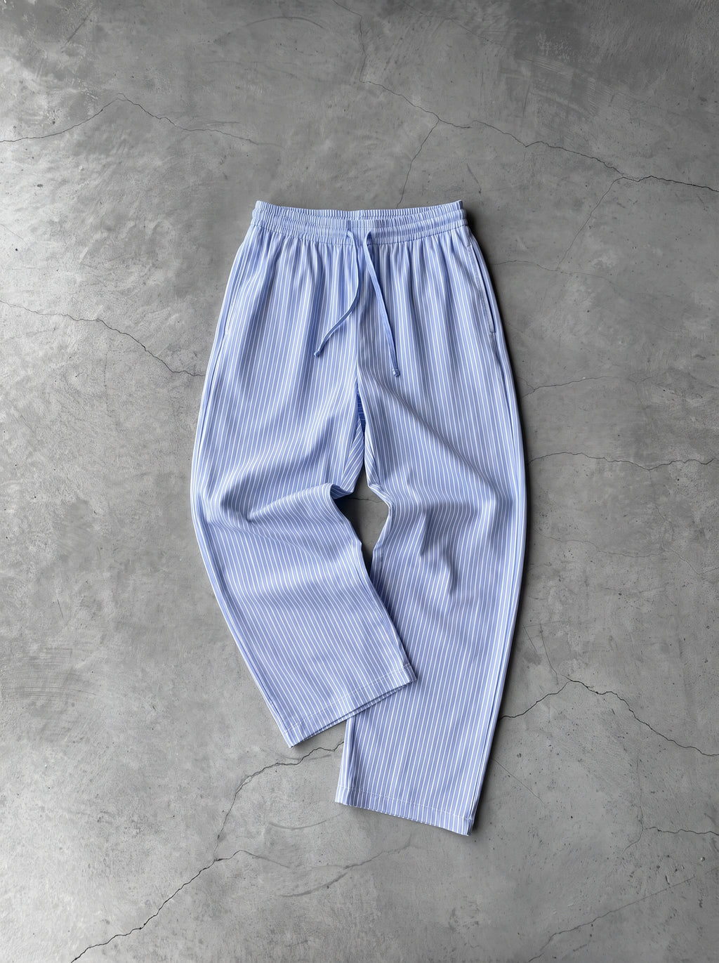 STRIPED LINEN PANTS