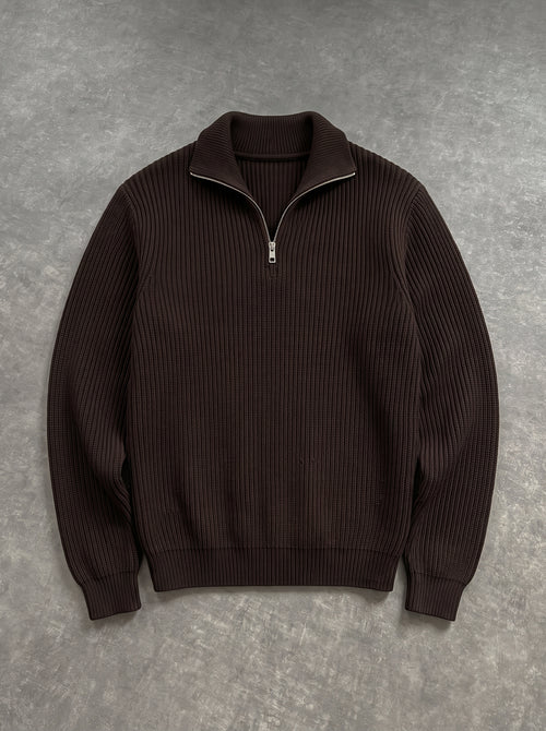 Alpine Quarter-Zip Knit
