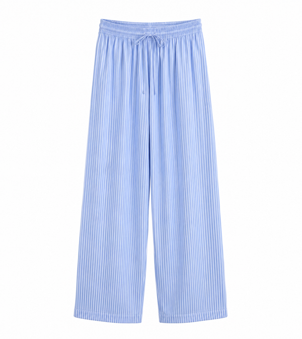 STRIPED LINEN PANTS
