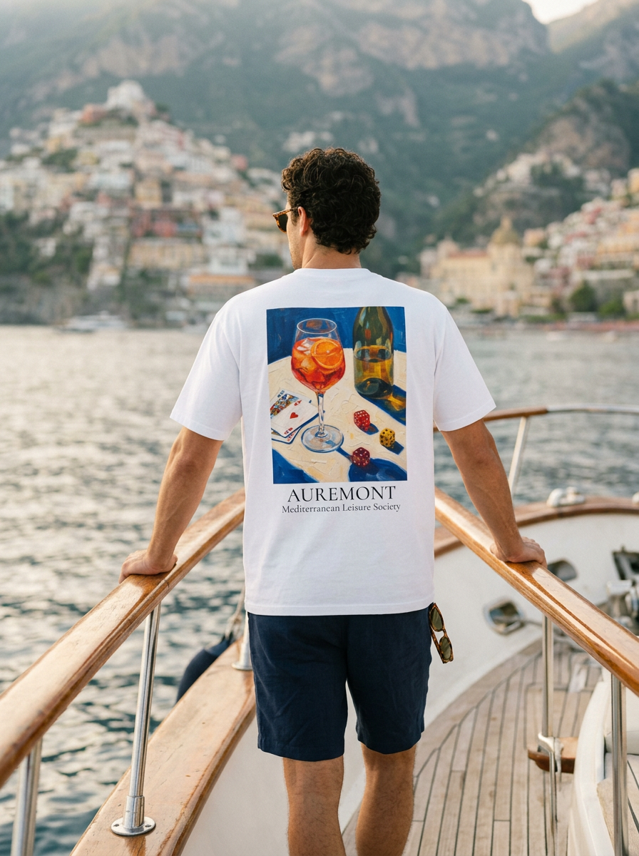 Aperol Spritz Still Life T-shirt | Vintage Poster Art, Cocktail Illustration