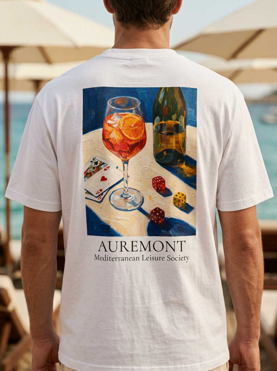 Aperol Spritz Still Life T-shirt | Vintage Poster Art, Cocktail Illustration