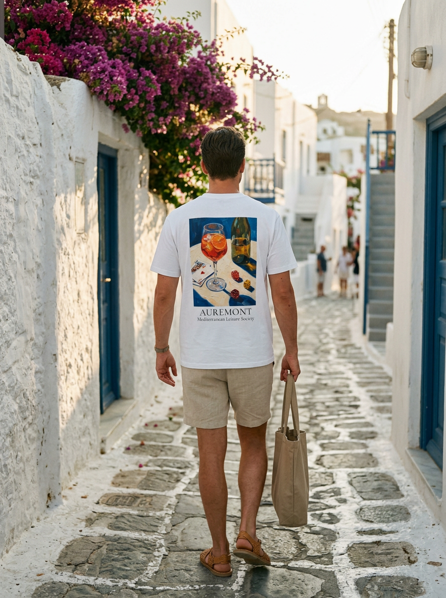 Aperol Spritz Still Life T-shirt | Vintage Poster Art, Cocktail Illustration