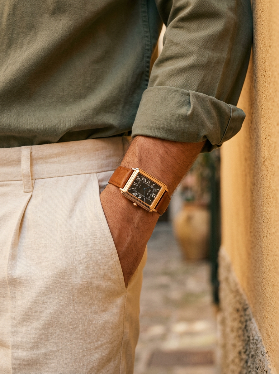 Aurelio Leather Watch